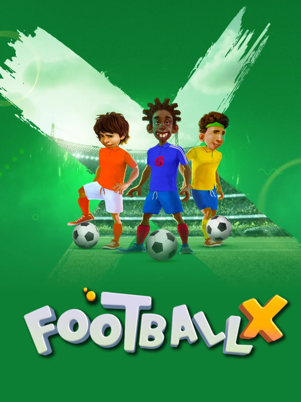 Tarjeta deportiva estilo fútbol con apariencia de partido en vivo.