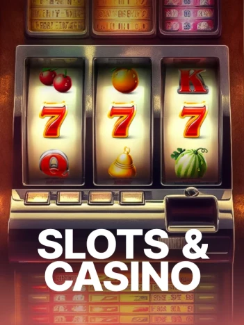 Juego de casino con paleta moderna y detalles luminosos.